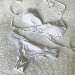 White Wrap-Front Bikini | Abercrombie & Fitch